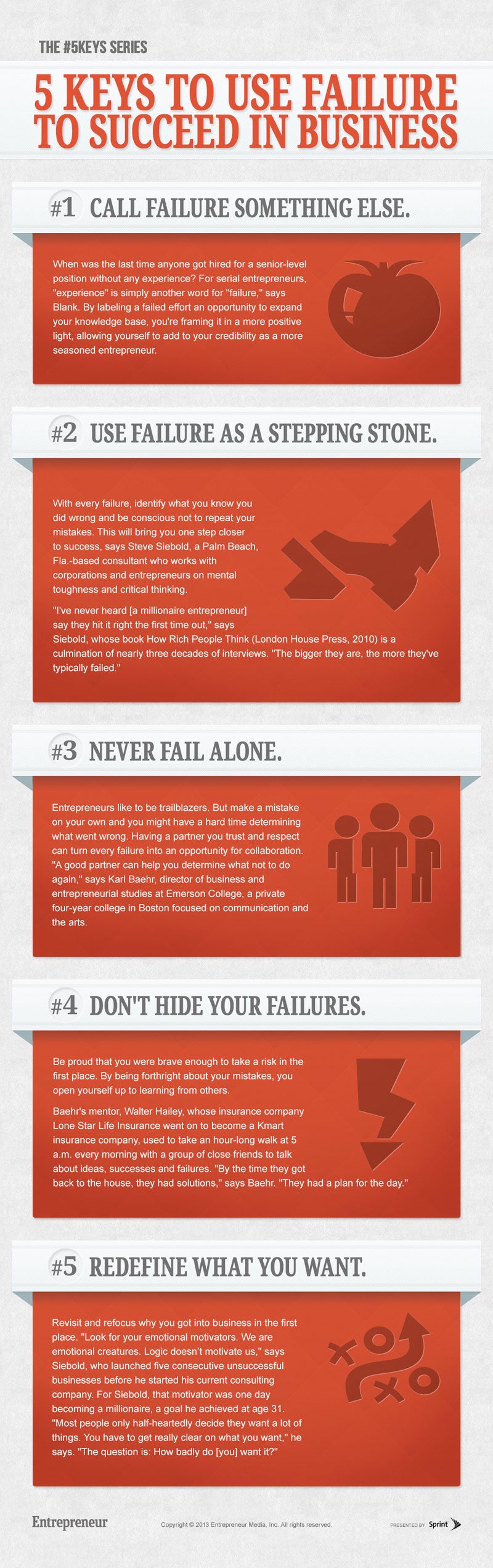 5 Keys to Use Failure to Succeed in Business